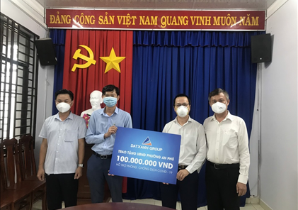 Tập đoàn Đất Xanh hỗ trợ phường An Phú, Bình Dương vượt qua Covid-19