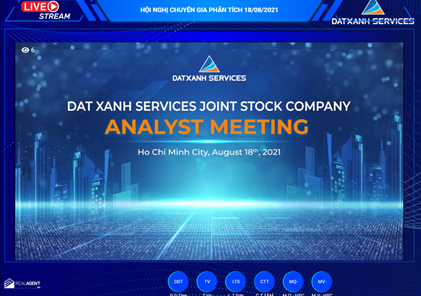 Dat Xanh Services tổ chức thành công sự kiện Analyst Meeting và kỳ vọng mới trong nửa cuối năm 2021