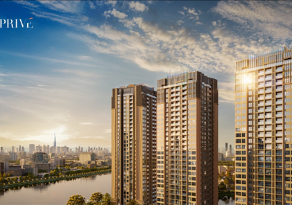 Chất liệu và ngôn ngữ thiết kế tạo nên dải lụa đẹp The Privé