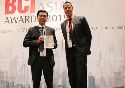 Đất Xanh đạt giải thưởng Quốc tế “Top 10 nhà phát triển bất động sản hàng đầu Việt Nam” - Theo BCI Asia Awards 2015