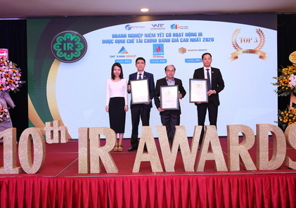 Tập đoàn Đất Xanh lập cú đúp giải thưởng tại IR Awards 2020