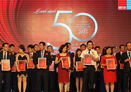 Đất Xanh vào Top 50 công ty kinh doanh hiệu quả nhất Việt Nam