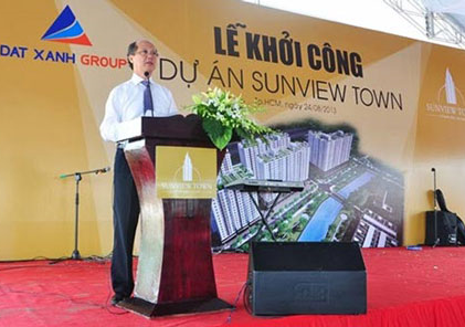Đất Xanh đầu tư xây dựng khu phức hợp dân cư thương mại Sunview Town